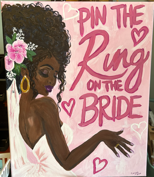 Commissioned Pin The Ring on the Bride