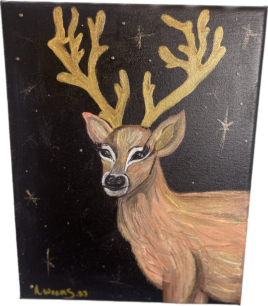 Reindeer Painting